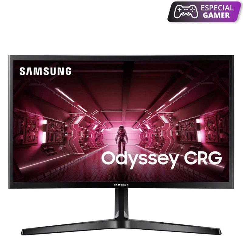 Monitor Curvo Gamer 23.5" Samsung Odyssey LC24RG50FZLCZB