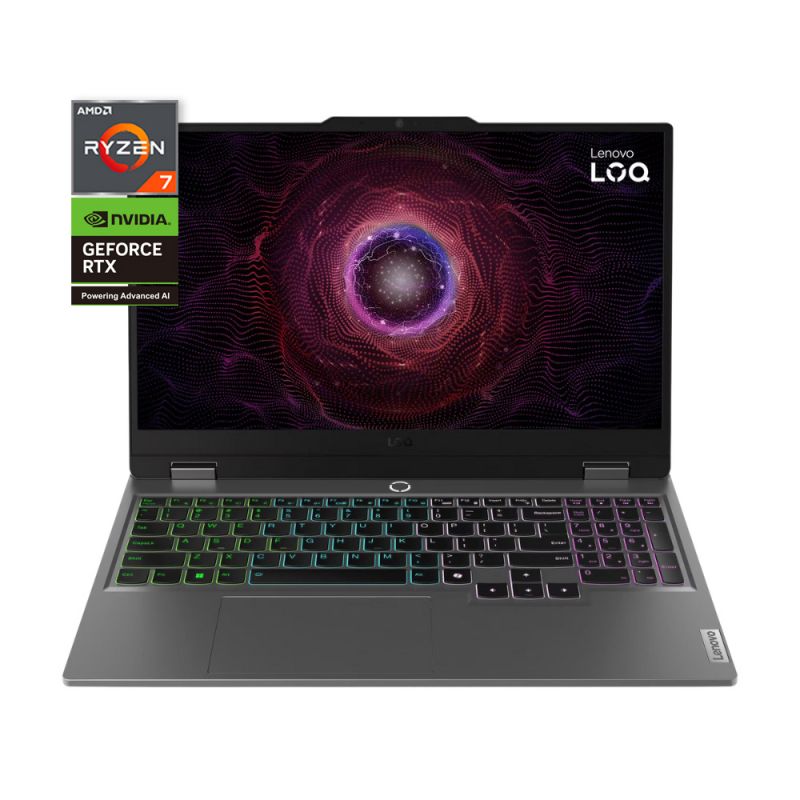 Notebook Gaming 15.6" Lenovo LOQ 83JC004VAR AMD Ryzen 7 24/512GB Gris