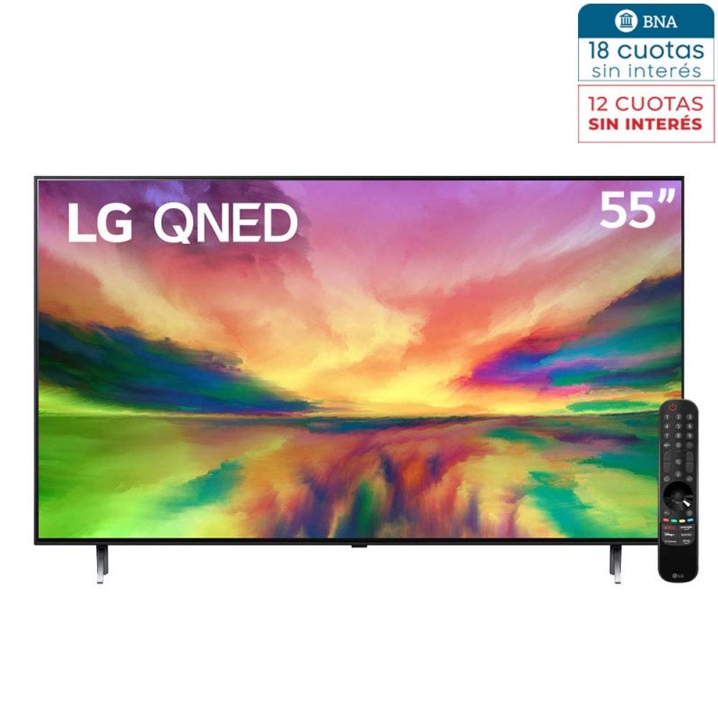 Smart TV 55" LG 4K QNED 55QNED80SRA AI ThinQ