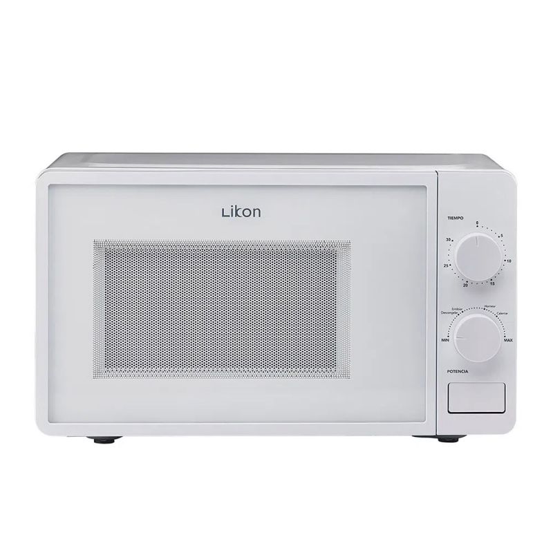 Microondas 20Lts Likon LI20M-S20 Mecánico Blanco