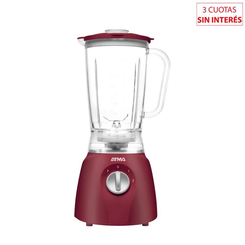 Licuadora Atma Essential LV24R1AP 1.5L 450W Rojo
