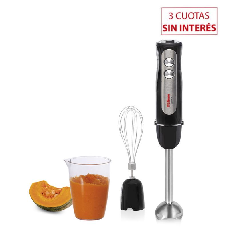 Licuadora de mano Liliana AH140 Mixer Starmix Negro