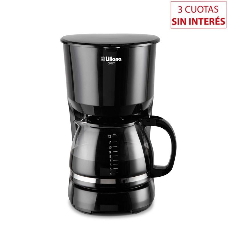 Cafetera Eléctrica Liliana Cofly AC950 Negro