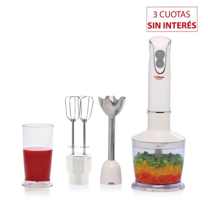 Mixer 3 en 1 Liliana Masterpic AH130 Blanco