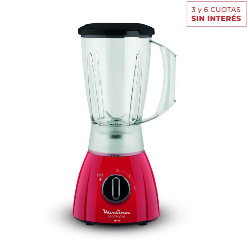 Licuadora Moulinex Optimix Plus LM270558 550W Rojo