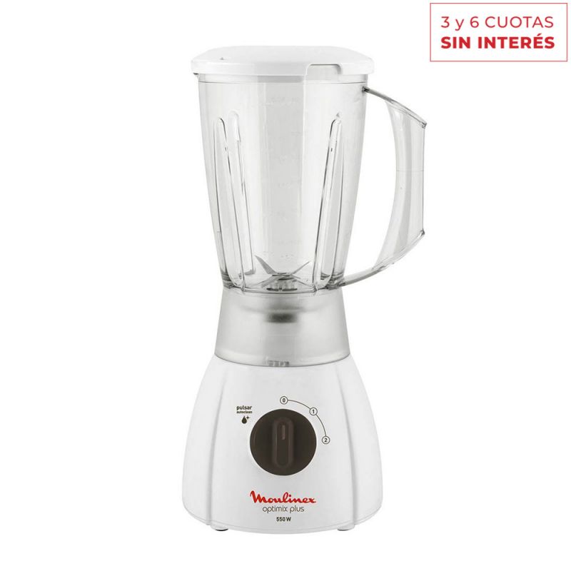 Licuadora Moulinex Optimix Plus LM278158 550W Blanco