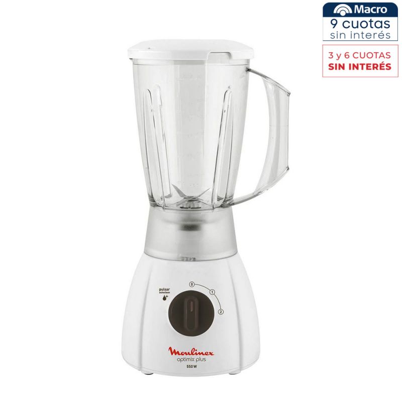 Licuadora Moulinex Optimix Plus LM278158 550W Blanco