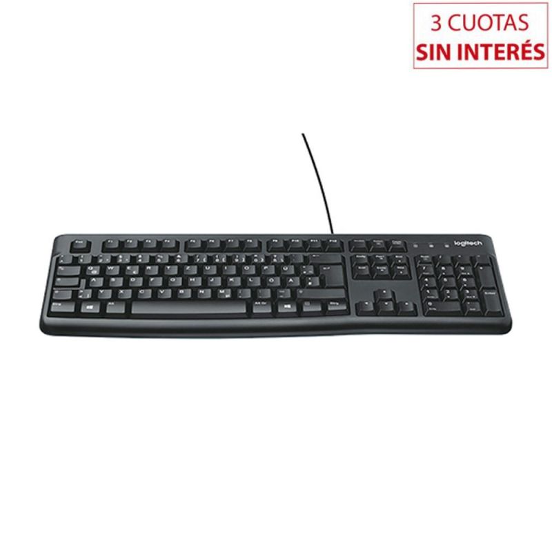 Teclado Logitech K120 / 4422 USB Negro
