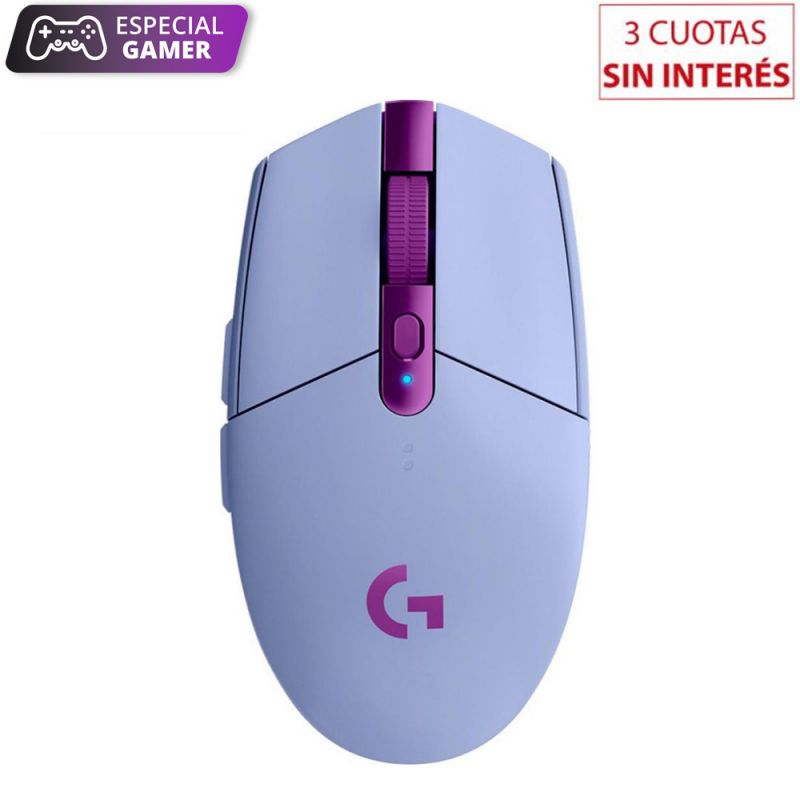 Mouse inalámbrico Gamer Logitech Lightspeed G305 / 6021 Lila