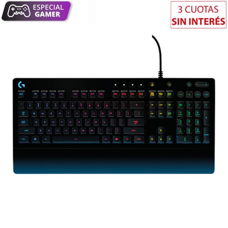Teclado Gamer Logitech Prodigy G213 / 8086 RGB Negro