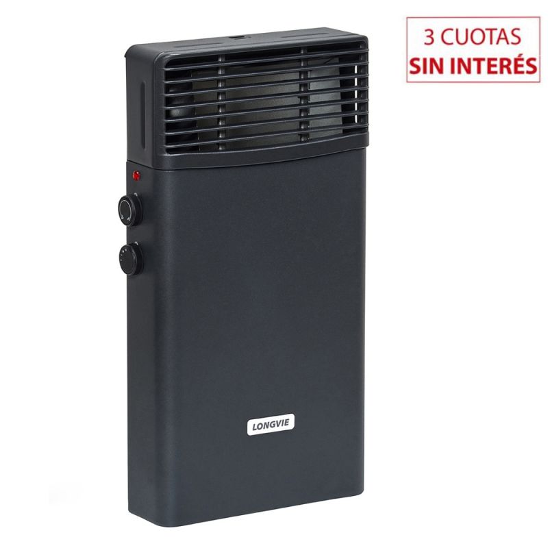 Calefactor Eléctrico Longvie EE2K 2000W Grafito