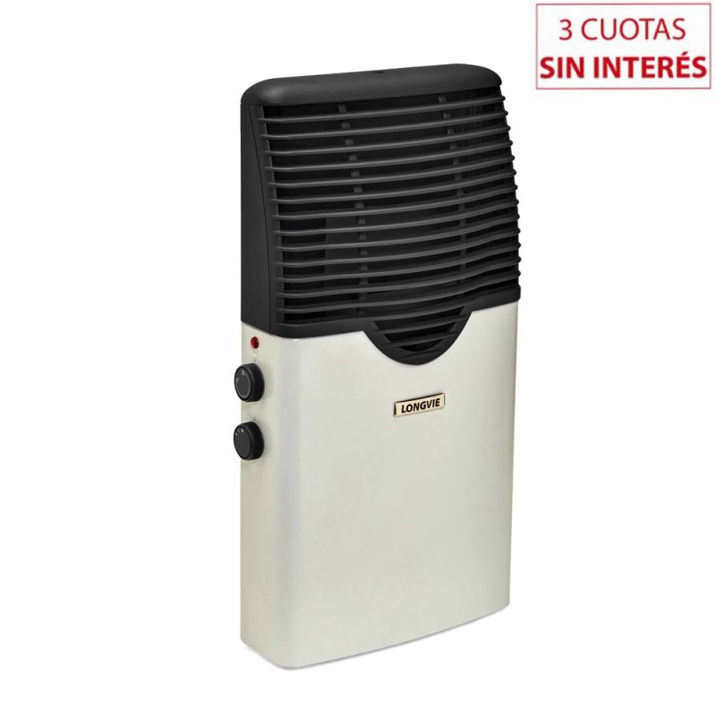 Calefactor Eléctrico Longvie EEP2 2000W Tiza Grafito
