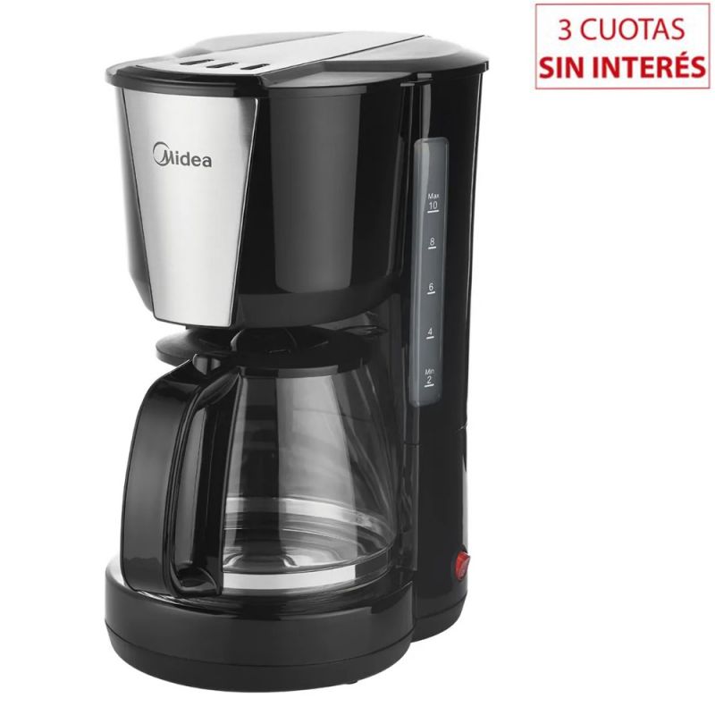 Cafetera de Filtro Midea CM-M112BAR1 Negro