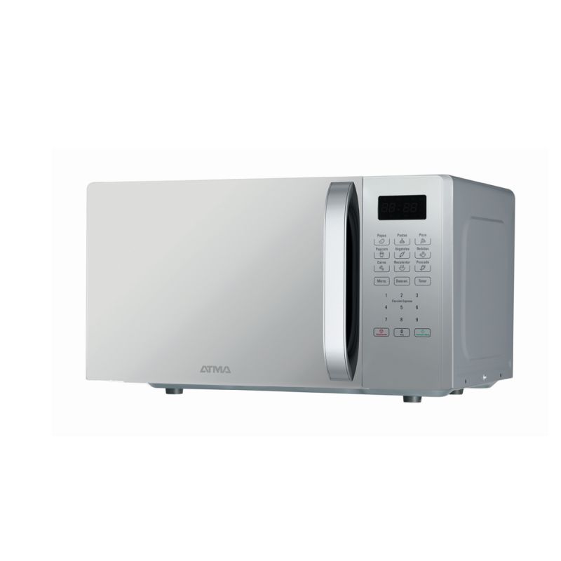 Microondas 20Lts Atma WATDS20UAP Digital Silver Mirror