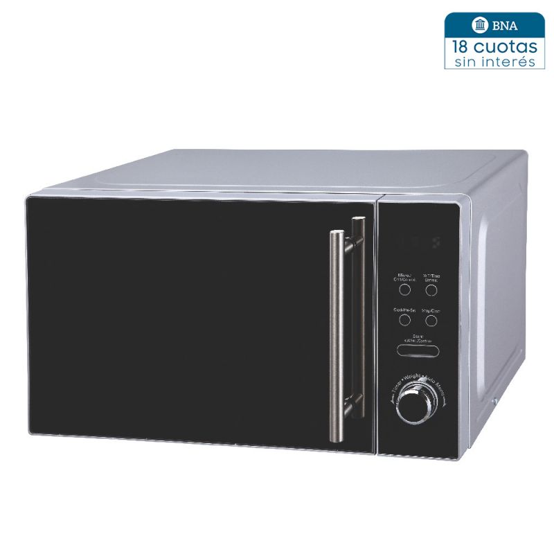 Microondas 20Lts Warptech WT-M720LDS Silver