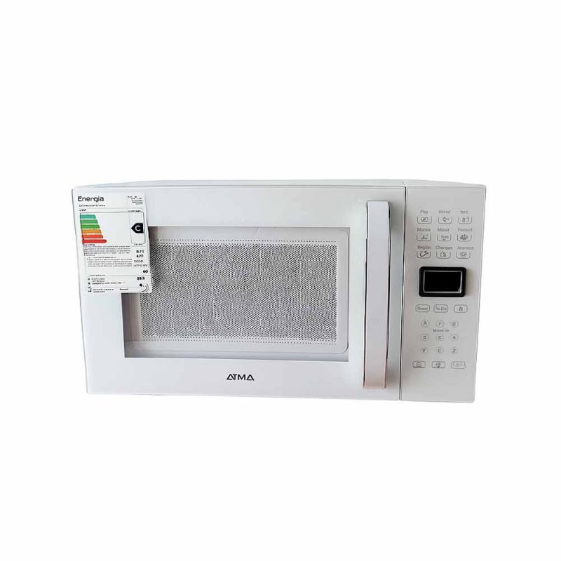 Microondas 23Lts Atma WATDGW23UAP Digital C/Grill Blanco