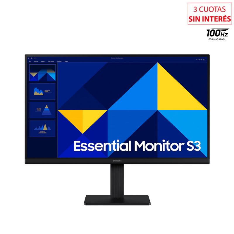 Monitor LED 21.5” Samsung LS22D300GALXZB Essential Monitor S3