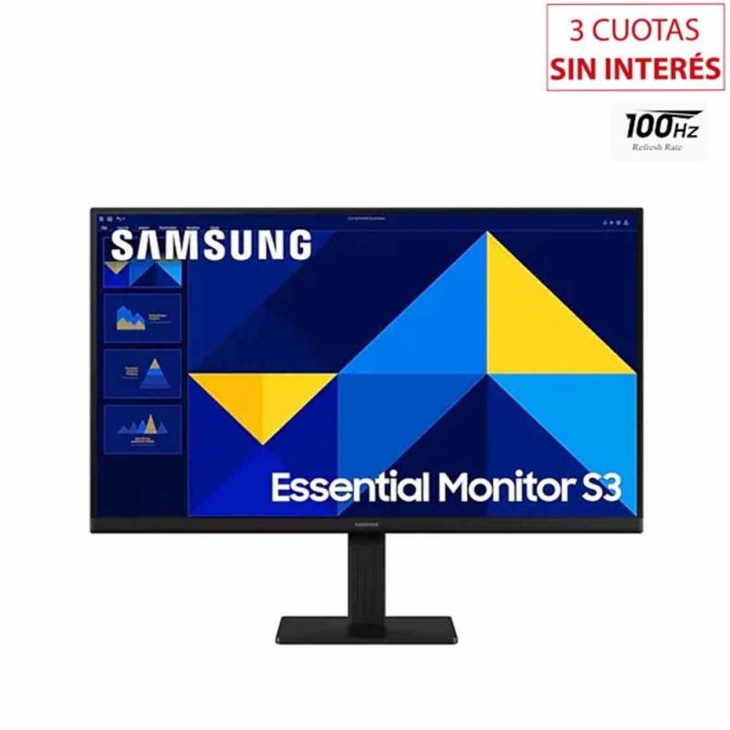 Monitor LED 23.5” Samsung LS24D300GALX Essential Monitor S3