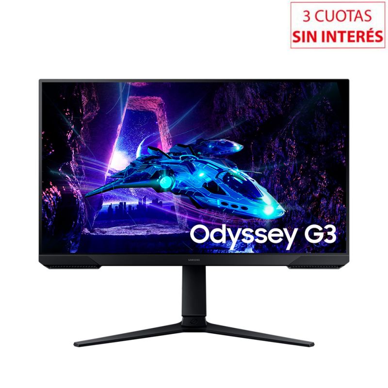 Monitor Gamer 27" Samsung Odyssey G3 LS27DG300ELXZB Negro