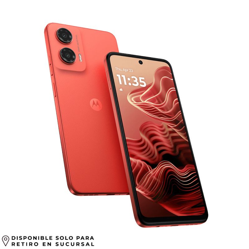 Celular Motorola Moto G35 5G Special Edition 4/256GB Guava Red Rojo