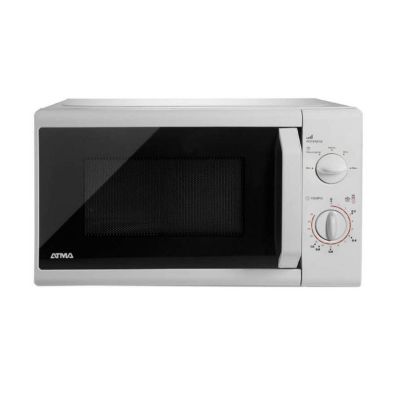 Microondas 20Lts Atma MR1720 Mecánico Rotativo Blanco 