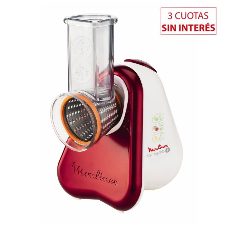 Multi Rallador Moulinex Fresh Express DJ755GAR Rojo