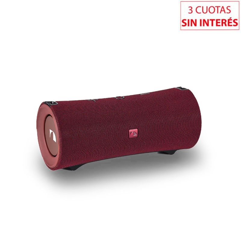Parlante Portátil Bluetooth Nakamichi Punch 52w Rojo