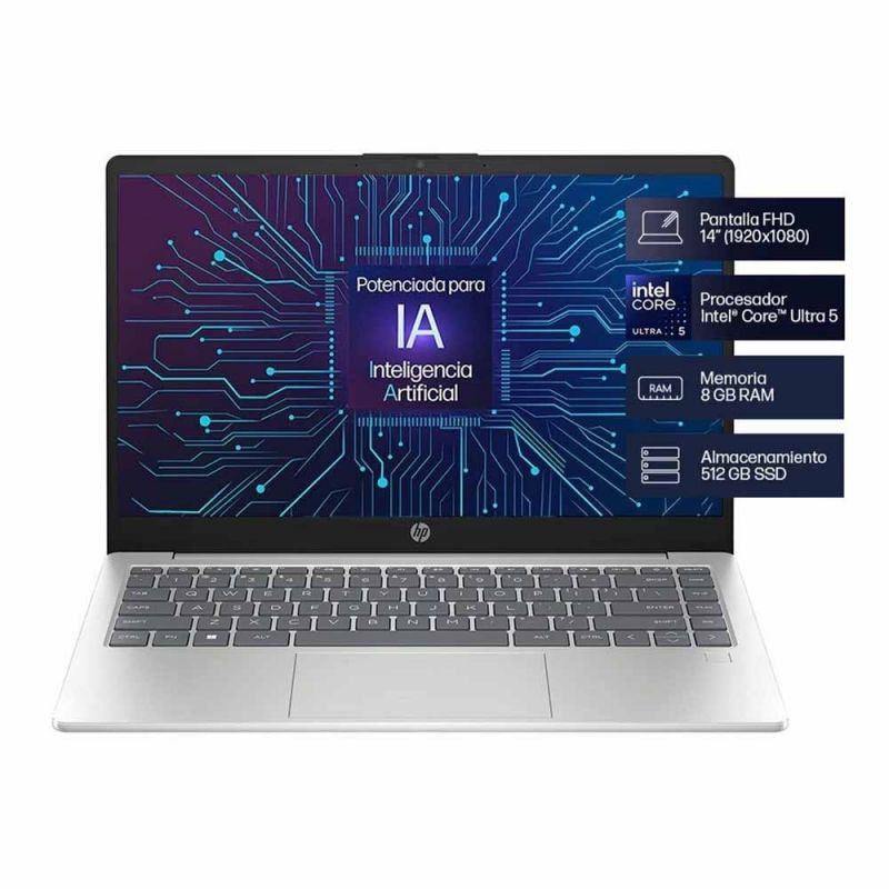 Notebook 14" HP 14-EP1002LA Intel Core I5/512GB Silver