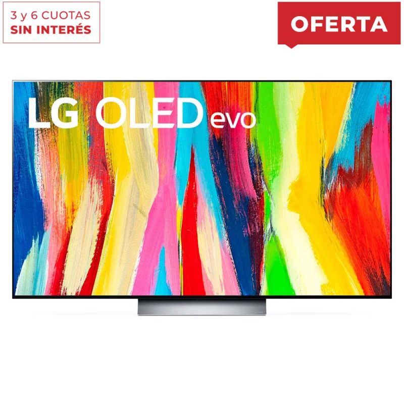 Smart TV 77" LG 4K OLED Evo OLED77C2PSA α9 Gen5 AI Gris