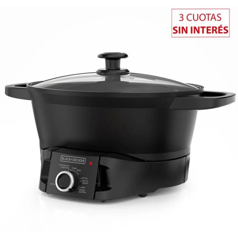 Olla Multifunción 5 en 1 Black & Decker MC901-AR Negro