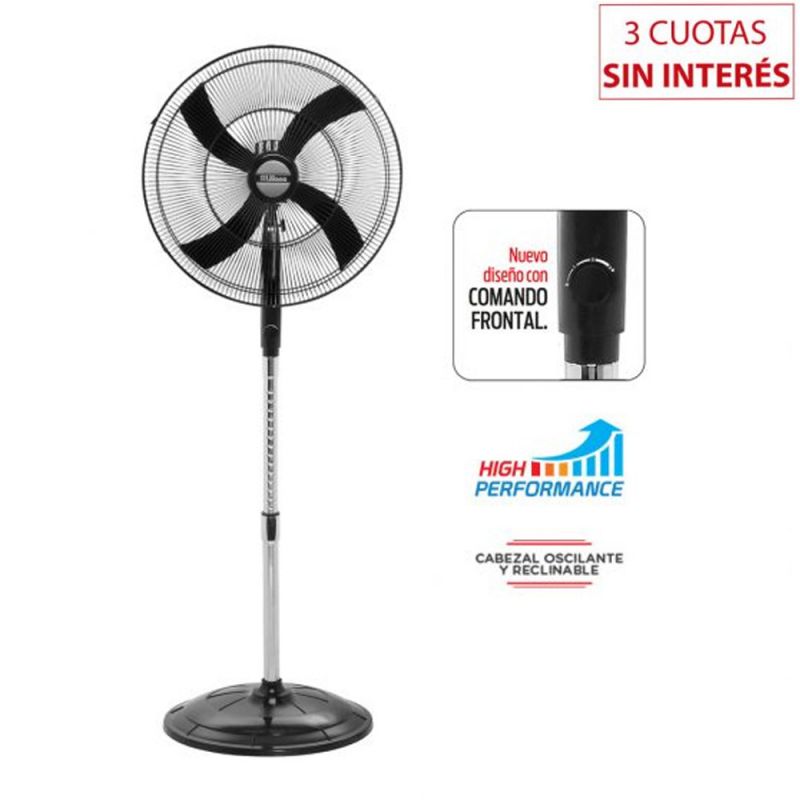 Ventilador de Pie 24" Liliana VPH P2416 Negro