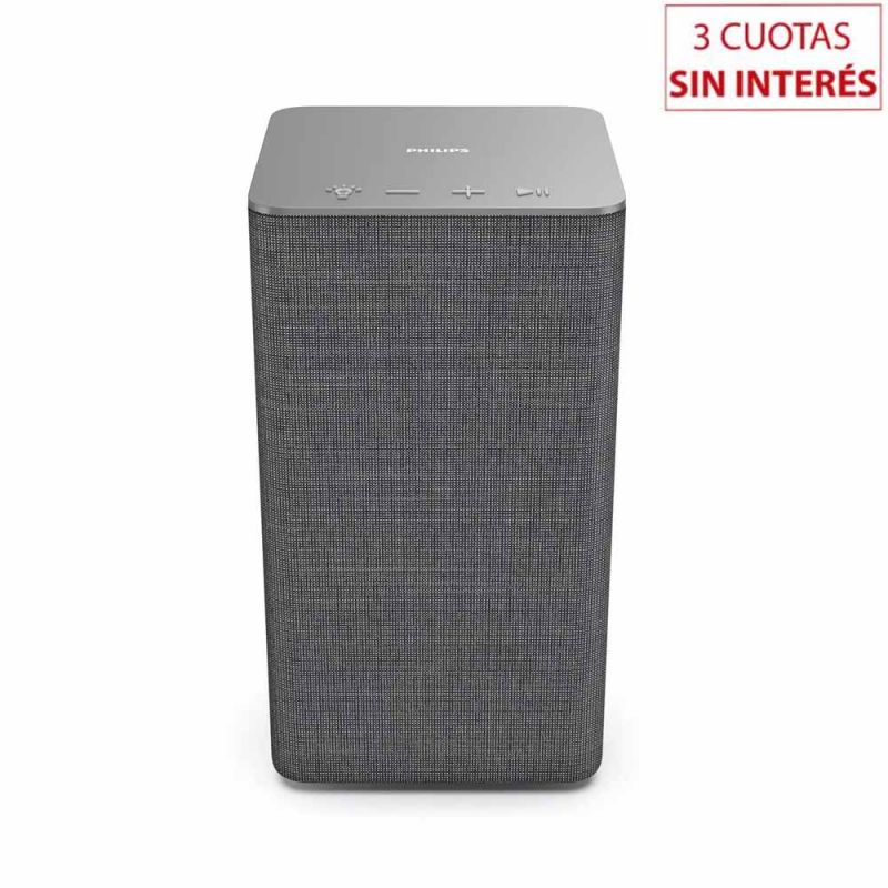 Parlante Inalámbrico Philips TAW6205/10 Ambilight Bluetooth Silver