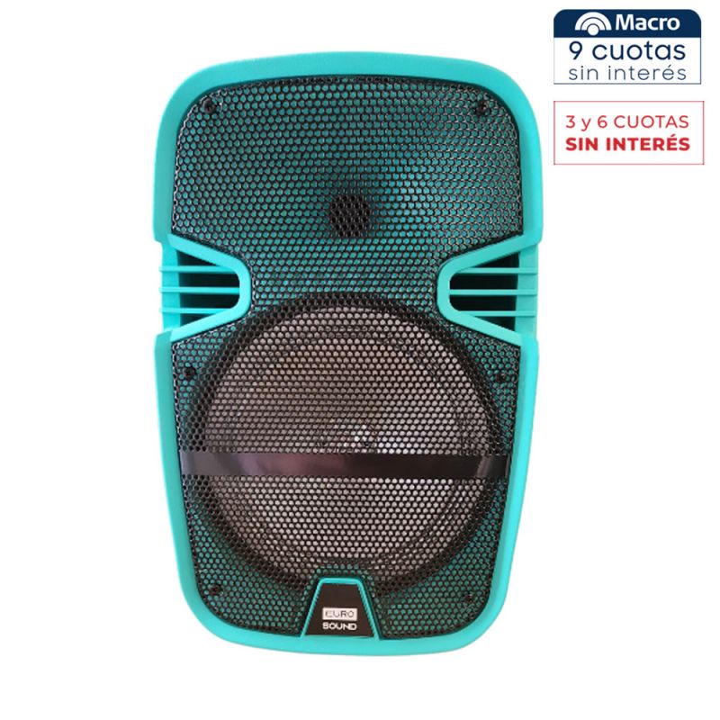 Parlante Portátil Bluetooth Eurosound ES-PACH08-6PM Miami Sunrise Amarillo
