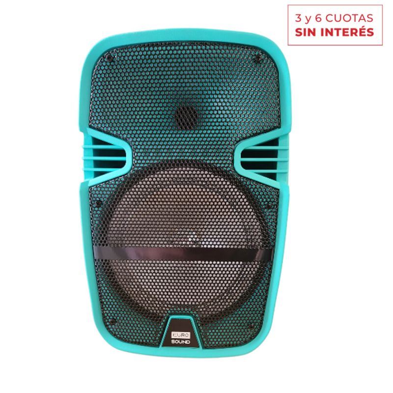 Parlante Portátil Bluetooth Eurosound ES-PACH08-6PM Miami Sunrise Amarillo