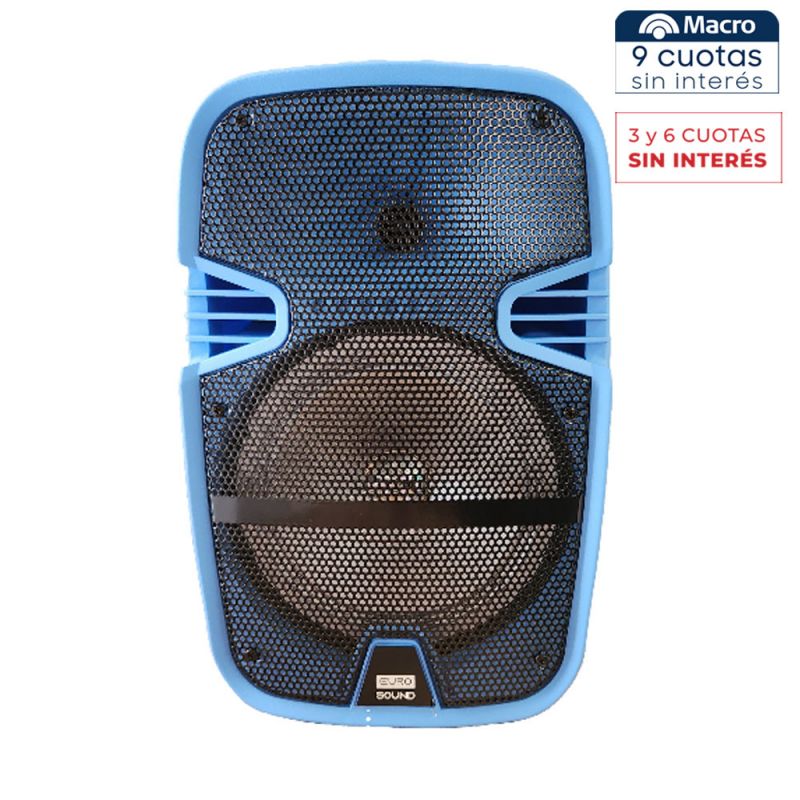 Parlante Portátil Bluetooth Eurosound ES-PACH08-9PM Miami Sunrise Azul