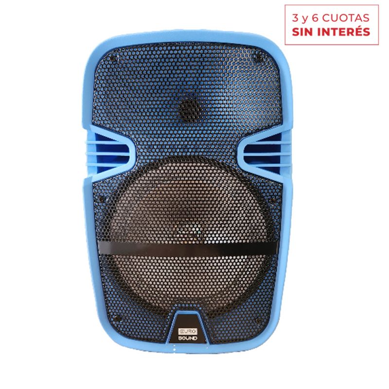 Parlante Portátil Bluetooth Eurosound ES-PACH08-9PM Miami Sunrise Azul