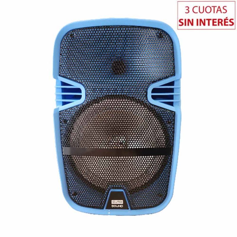 Parlante Portátil Bluetooth Eurosound ES-PACH08-9PM Miami Sunrise Azul