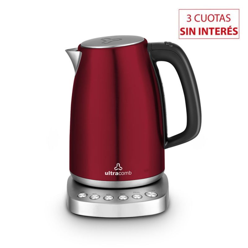 Pava Eléctrica Digital Ultracomb PE-4911 Rojo