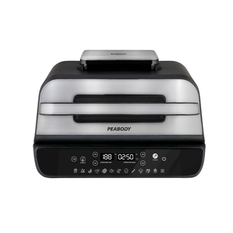Freidora de Aire 6Lts Peabody PE-AFG03N Convección + Grill Negro