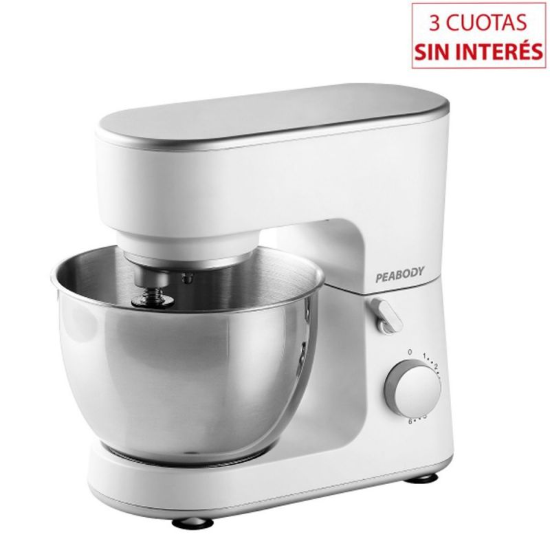 Batidora Planetaria Peabody PE-BM101S 1000w Blanco