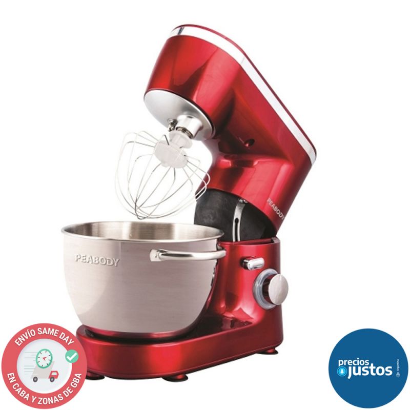 Batidora Planetaria Peabody PE-BM110R 1000w Roja