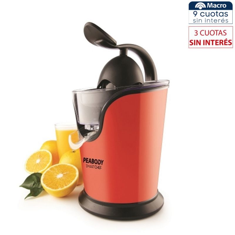 Exprimidor Eléctrico Peabody PE-EC402 100W Rojo