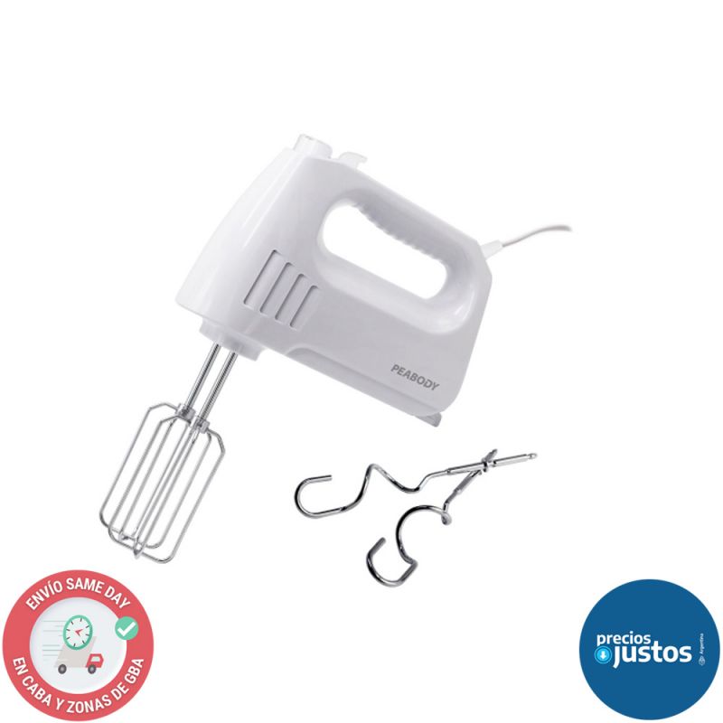 Batidora de Mano Peabody PE-HM550 300w Blanca