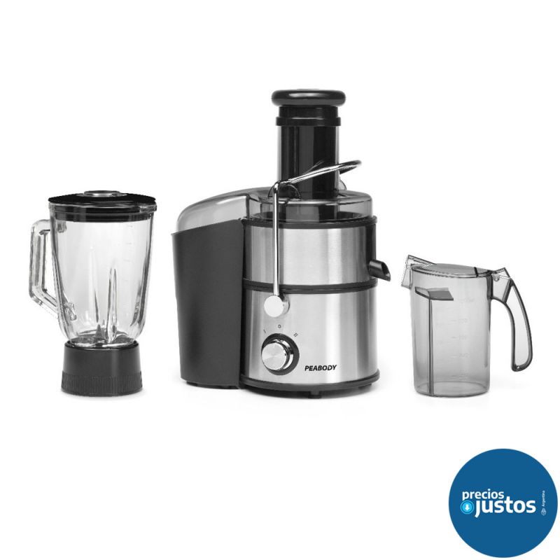 Juguera Centrífuga con Licuadora Peabody PE-JL6003 Inox