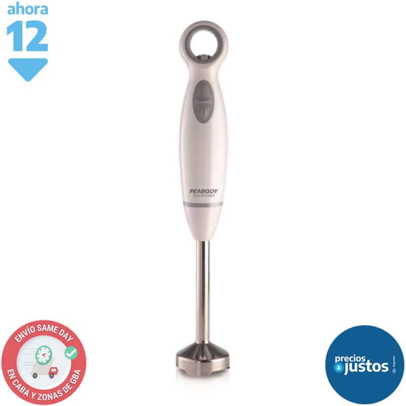 Licuadora de Mano Peabody PE-LM322 Blanca