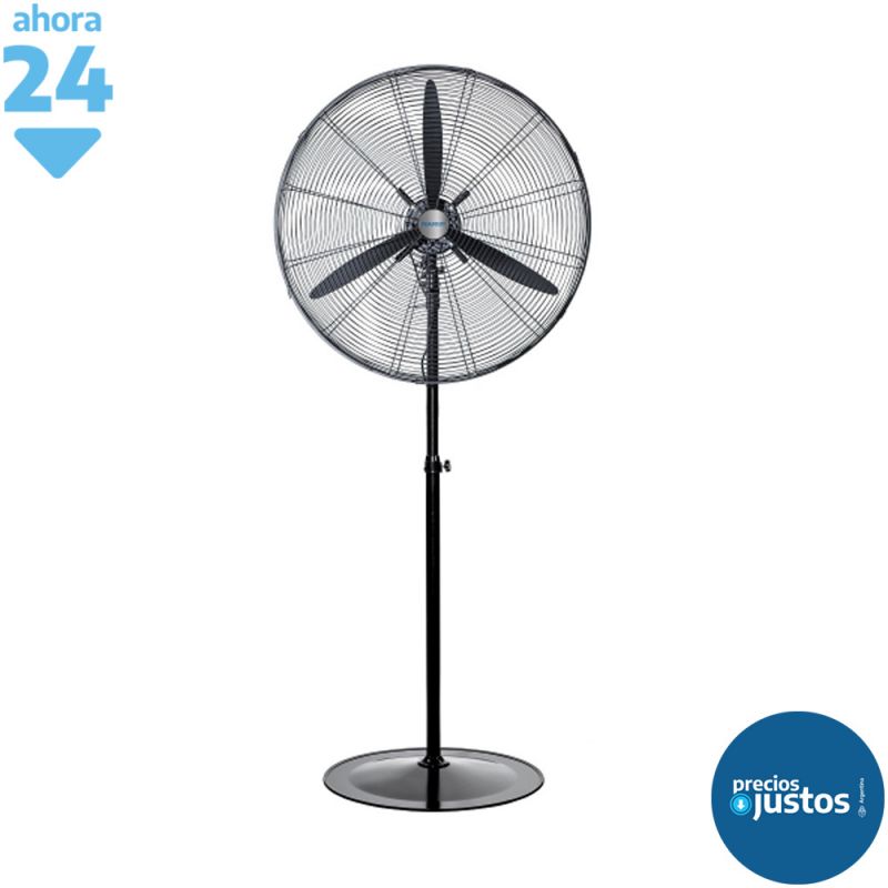 Ventilador de Pie - Pared 26" Peabody PE-VI260M Industrial Negro