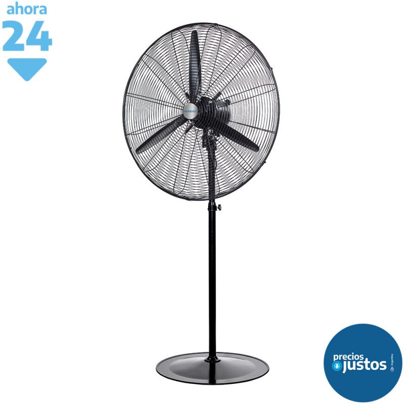 Ventilador Industrial de Pie - Pared 30" Peabody PE-VI300ME Negro