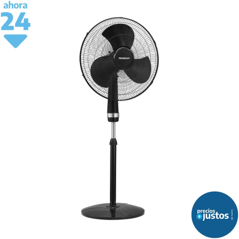 Ventilador de Pie 20" Peabody PE-VP2060 Negro