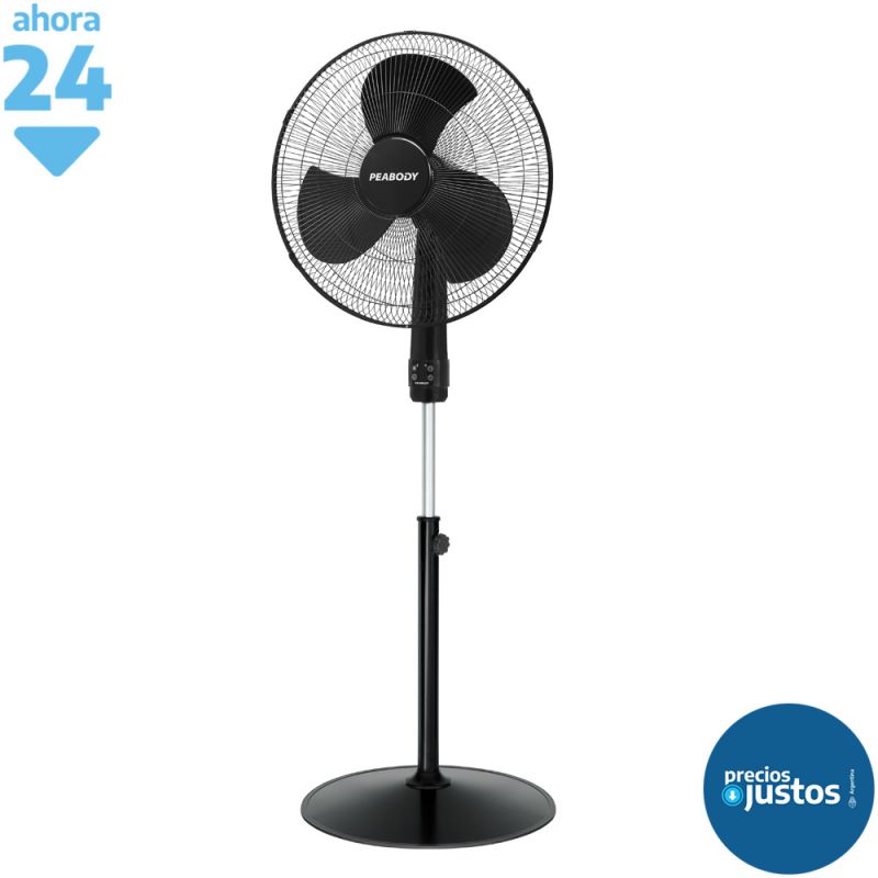 Ventilador de Pie 20" Peabody PE-VPD2062 Negro
