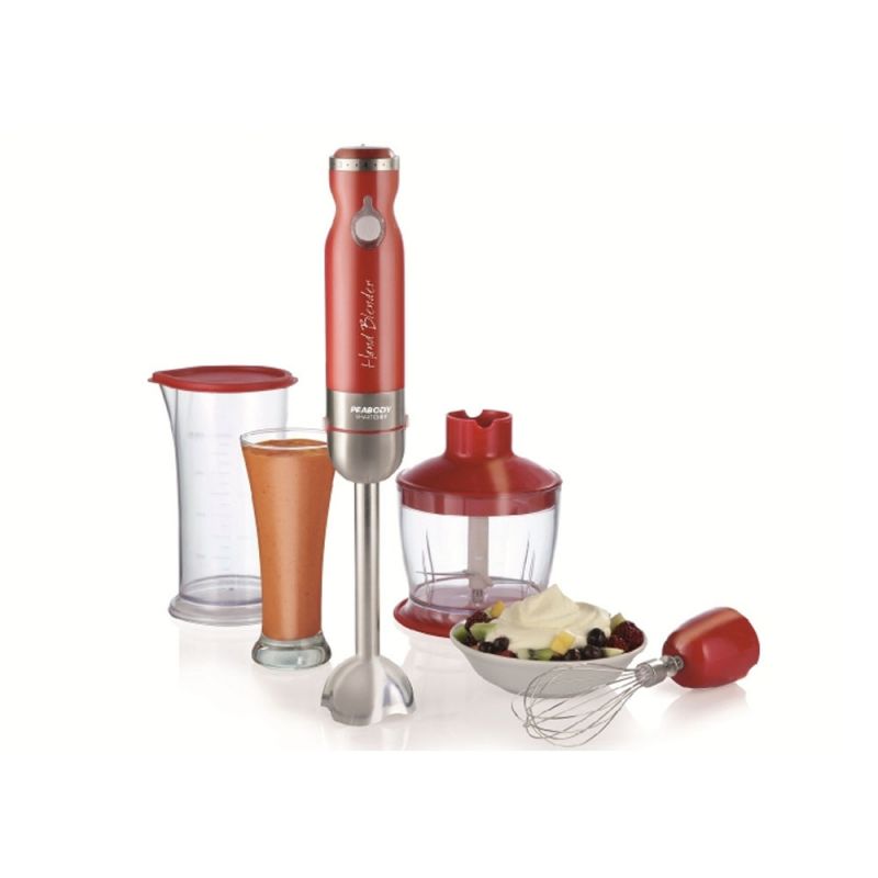 Peabody Licuadora de Mano PE-LM327 Roja